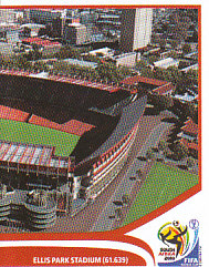 Johannesburg - Ellis Park Stadium samolepka Panini World Cup 2010 #11